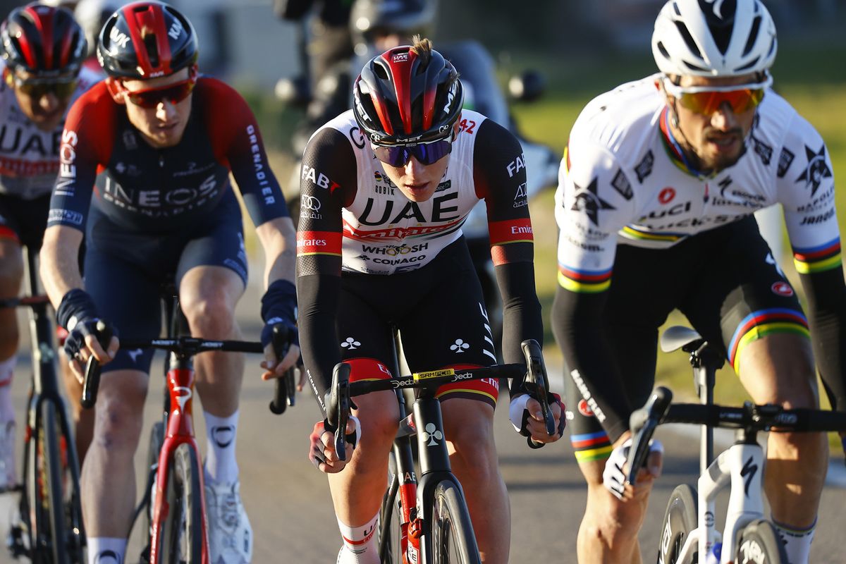Tirreno Adriatico 2022 - 57th Edition - 3rd stage Murlo - Terni 170 km - 09/03/2022 - Tadej Pogacar (SLO - UAE Team Emirates) - photo Luca Bettini/SprintCyclingAgency&Acirc;&copy;2022
