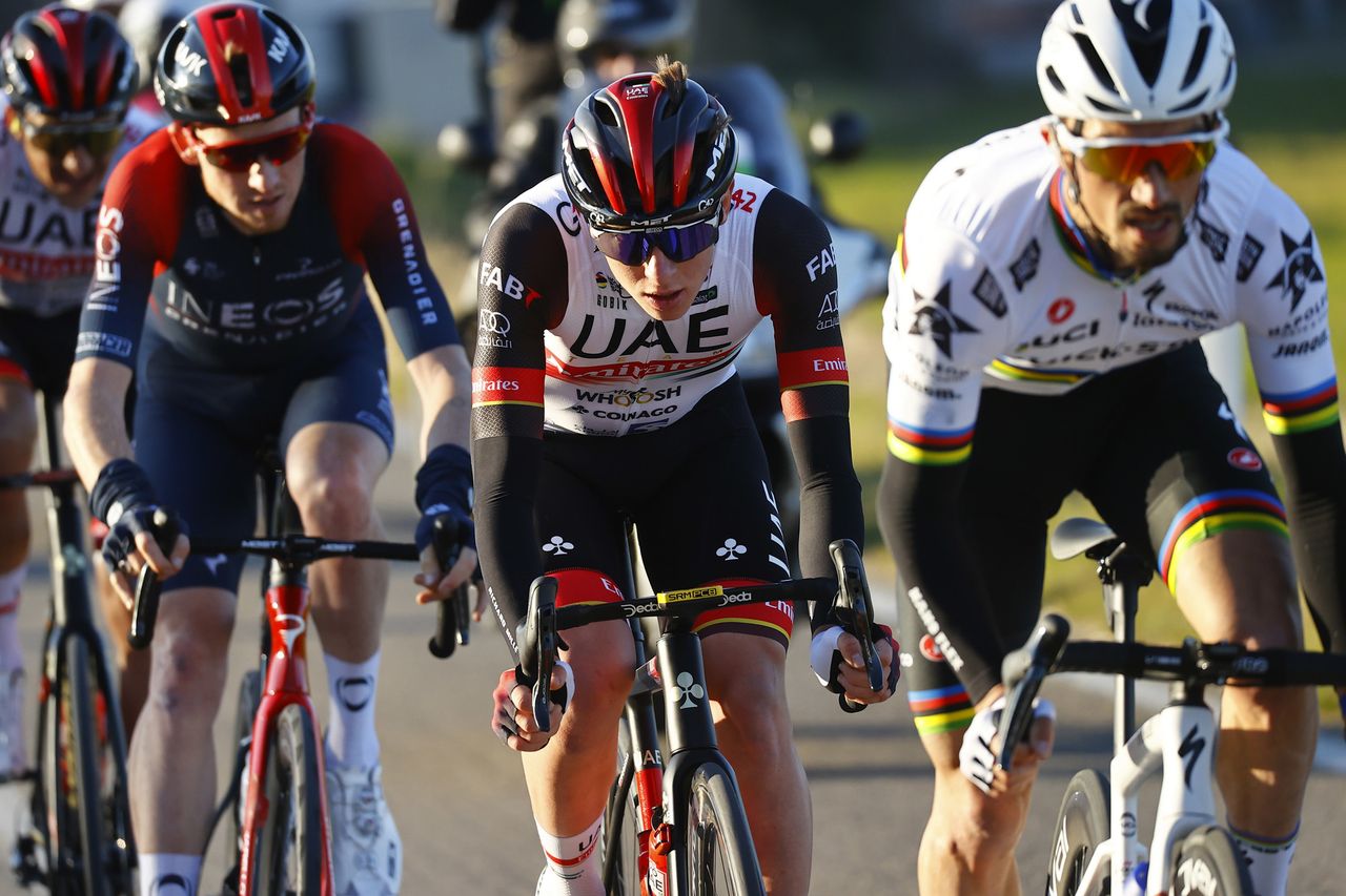 Tirreno Adriatico 2022 - 57th Edition - 3rd stage Murlo - Terni 170 km - 09/03/2022 - Tadej Pogacar (SLO - UAE Team Emirates) - photo Luca Bettini/SprintCyclingAgency&Acirc;&copy;2022