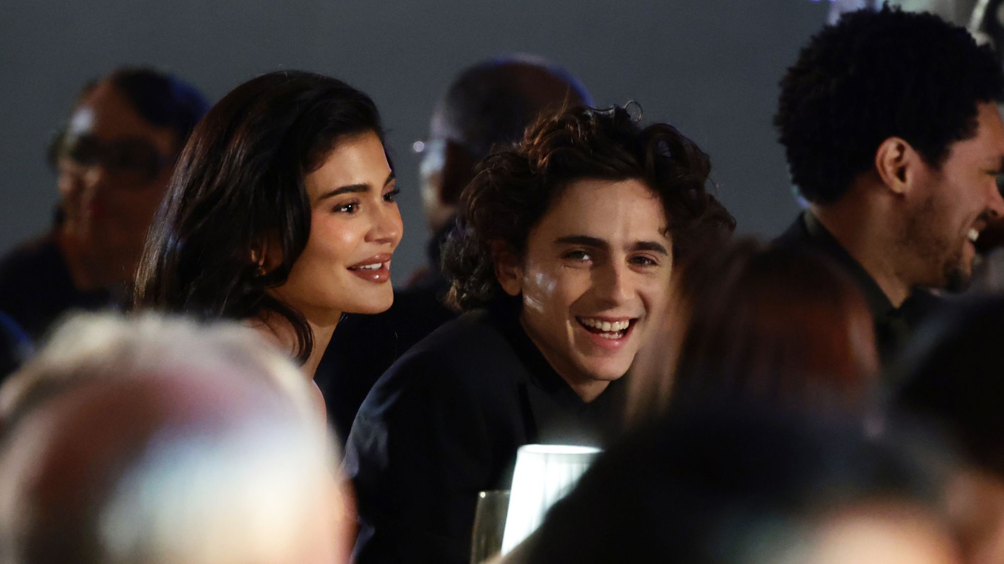 Timoth&amp;eacute;e Chalamet and Kylie Jenner attend the WSJ. Magazine Innovator Awards