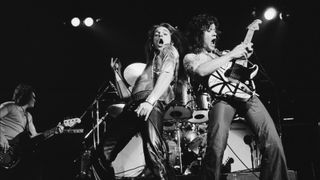 Van Halen perform at Lewisham Odeon in London, May 27, 1978. The band was opening for Black Sabbath, who were touring for their album Never Say Die!