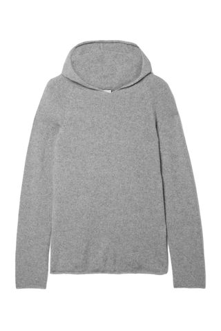 Baserange Rim Recycled Cashmere and Wool-Blend Hoodie on a white background