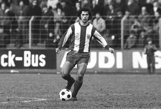 Gerd Müller in action for Bayern Munich in 1972.