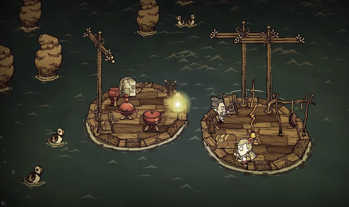 Don't Starve Together introduces rickety multiplayer boats 
