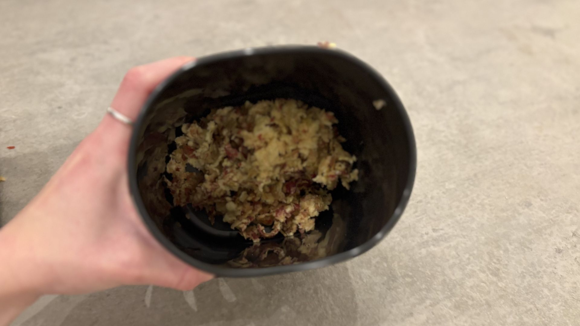 Testing the Ninja Cold Press Juicer on the counter