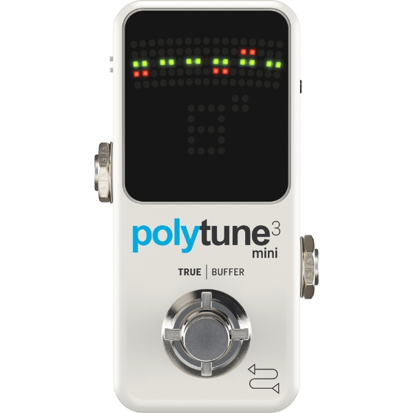 A TC Electronic PolyTune 3 Mini guitar tuner pedal