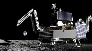 NASA's ice-hunting VIPER moon rover will ride a commercial Astrobotic Griffin lander to the moon in 2023.