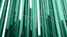 A green lightbeam image on the whitepaper cover from IBM on modernizing your mainframe application environments