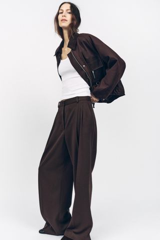 Pleated Pants Zw Collection