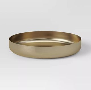 A brass decorative bowl is the best Target fall decor item.