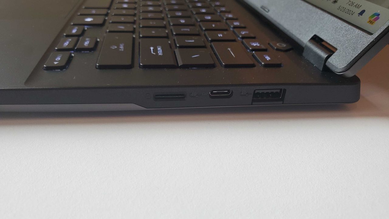 black gaming laptop