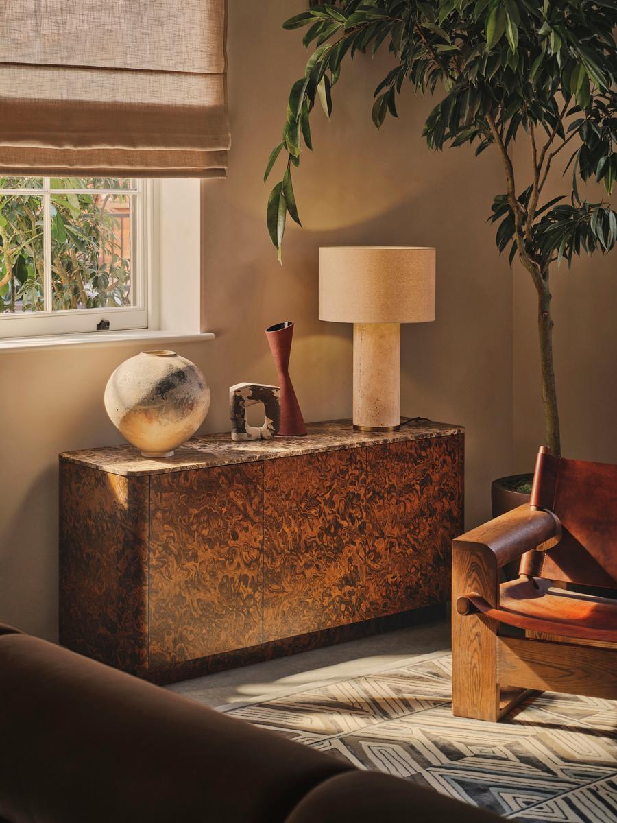 Vance Sideboard, Dark Emperador Marble