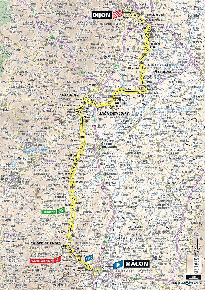 2024 Tour de France maps and profiles