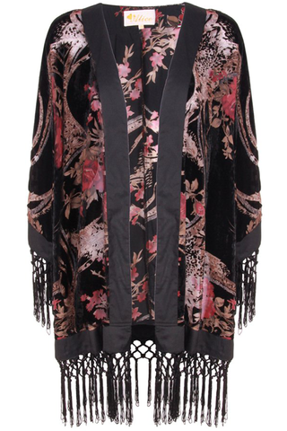 Pret A Portobello Vintage Style Velvet Kimono, £40