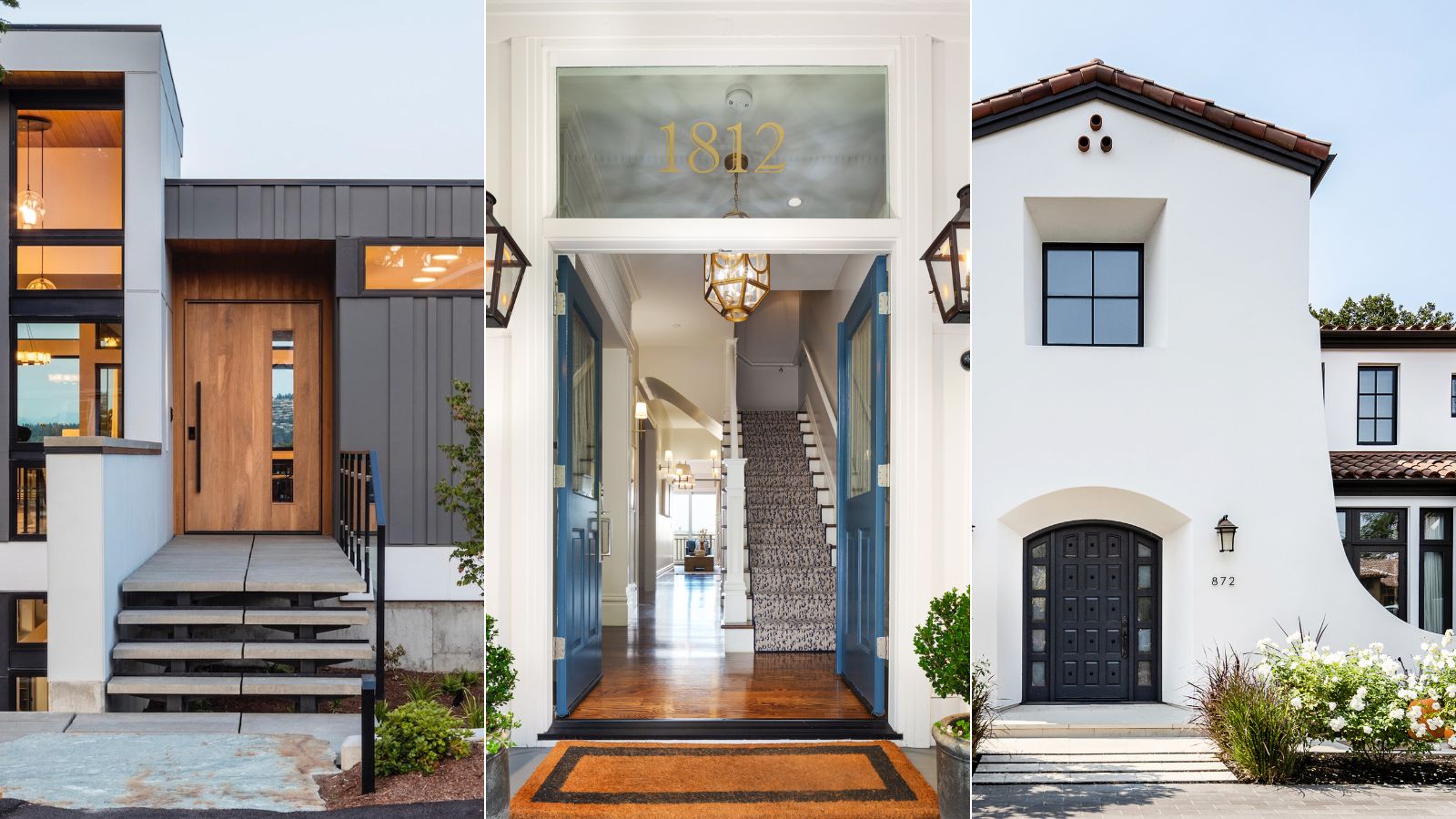 Front door trends 2023: 5 designs and innovations to inspire