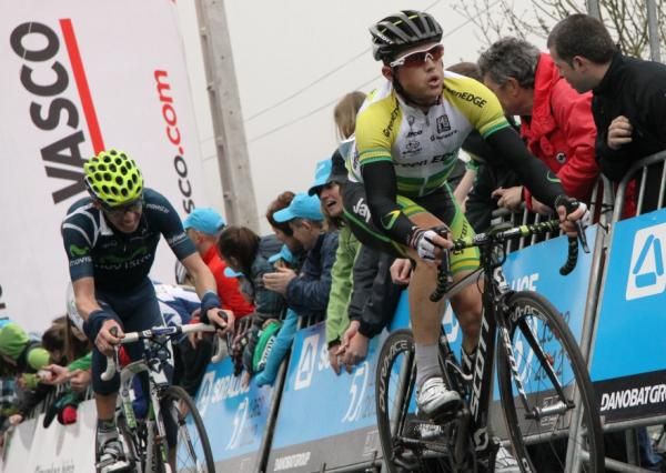 Simon Gerrans (GreenEdge Cycling Team) and Rui Alberto Faria Da Costa (Movistar Team)