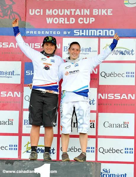 World Cup leaders Sabrina Jonnier and Anais Pajot (Team Sunn).