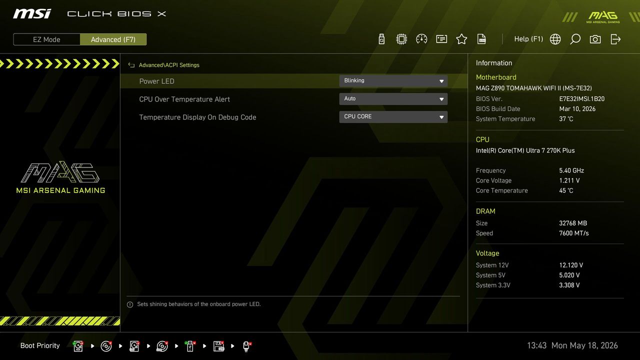 MSI MAG Z890 Tomahawk Wifi II