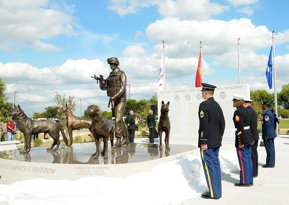 National Monument Honors Combat Dogs