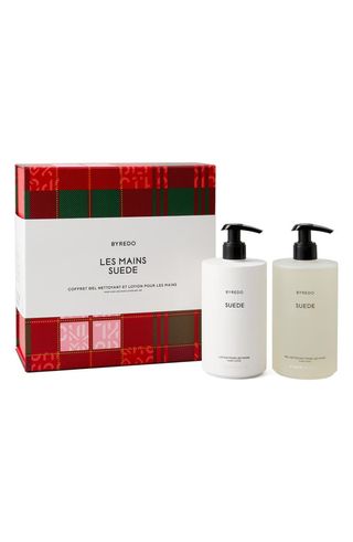 Les Mains Suede Hand Wash & Hand Lotion Gift Set