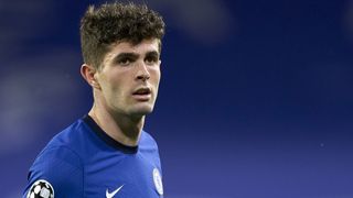 Christian Pulisic playing for Chelsea