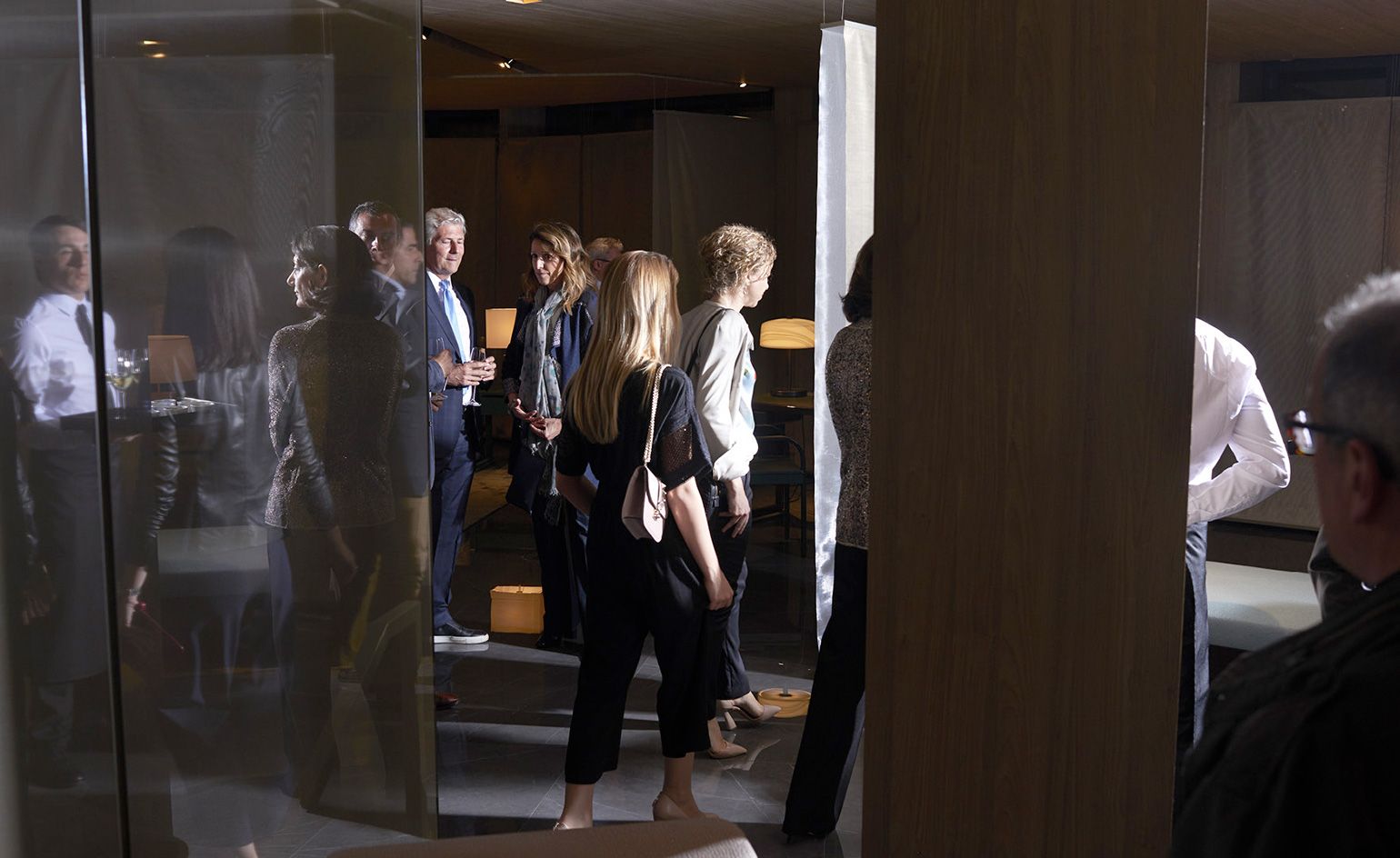 New Armani Casa showroom shot by Lukas Wassmann Wallpaper