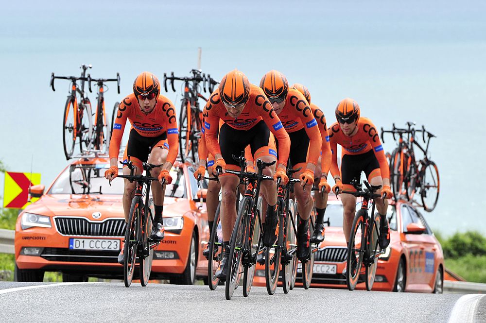 CCC Sprandi Polkowice finish third in the team time trial at Tour of Croatia