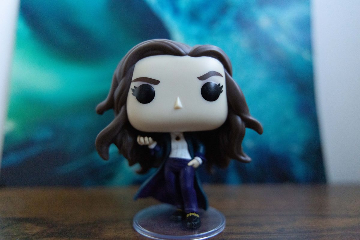 A photo of a Funko Pop taken on a Canon EOS R5 Mark II camera.