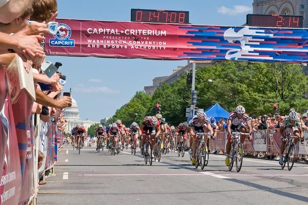 Frank Travieso (Jamis-Sutter Home) takes the field sprint and the final step on the podium.