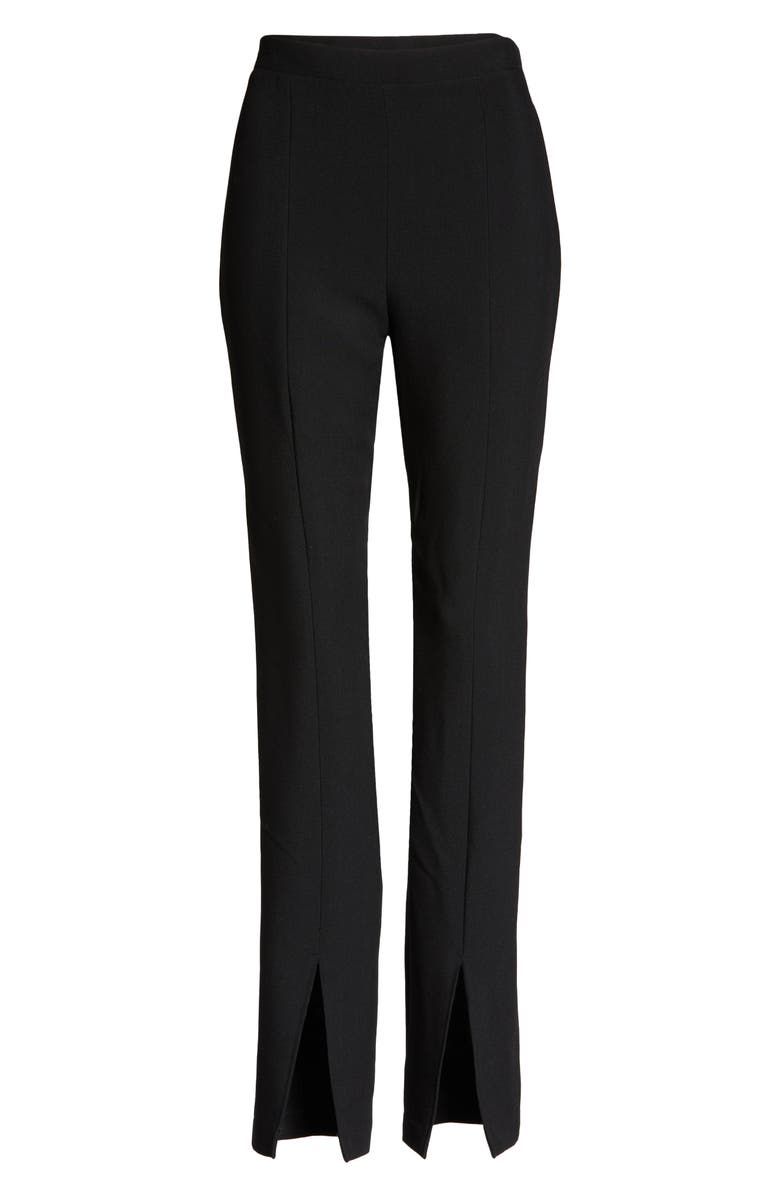 Front Slit Crepe Pants