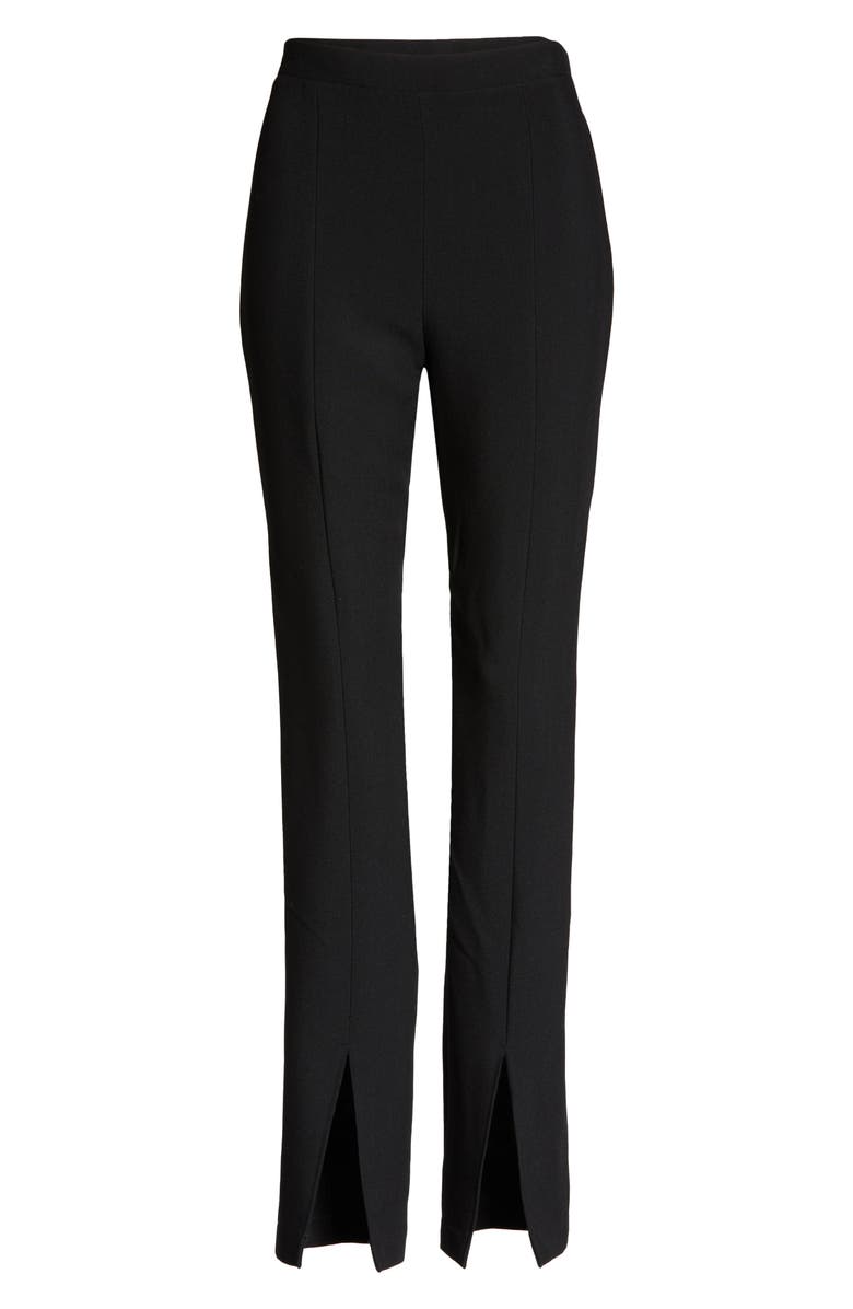 Front Slit Crepe Pants