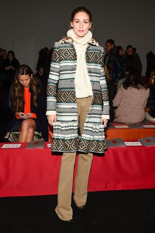 Olivia Palermo Front Row At New York Fashion Week AW15