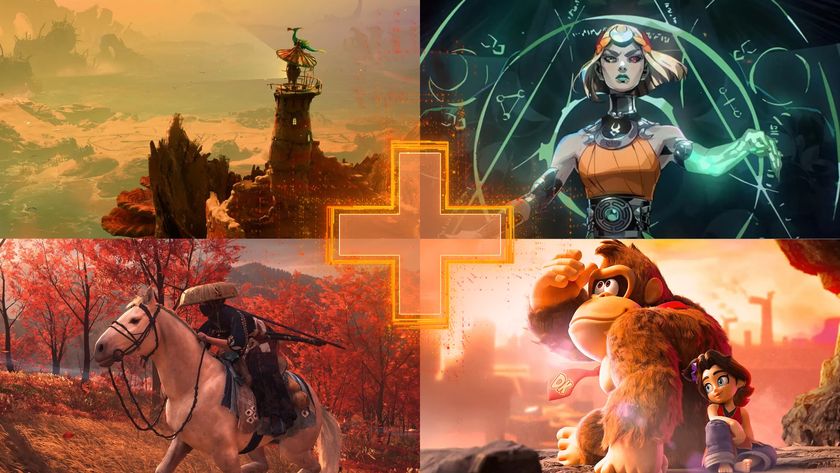 A header images for the Best Games of 2025, so far, showing images for Keeper, Hades 2, Ghost of Yotei, and Donkey Kong Bananza