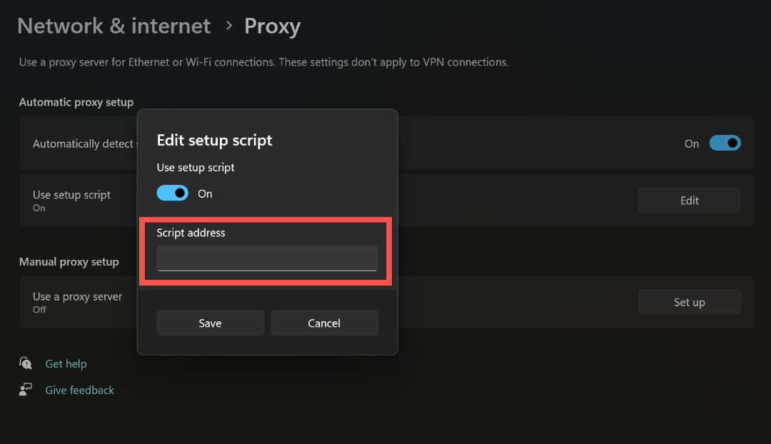 How to set up a proxy server