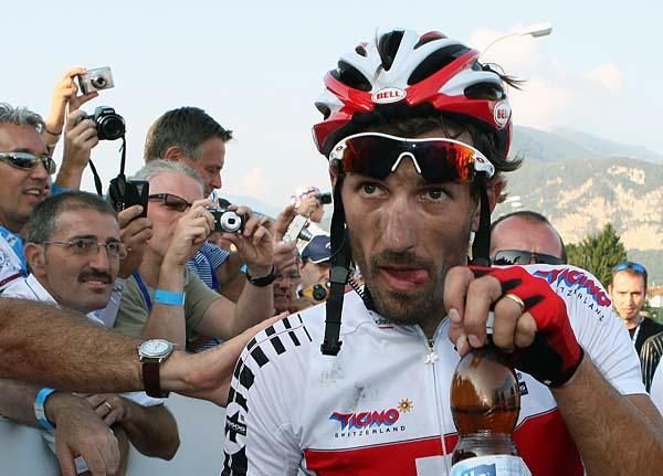 Having given it everything, Fabian Cancellara is spent and a little emotional after missing out in the road race.