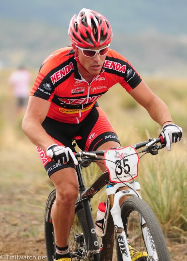 Andy Schultz (Kenda Felt) rides in the top 20