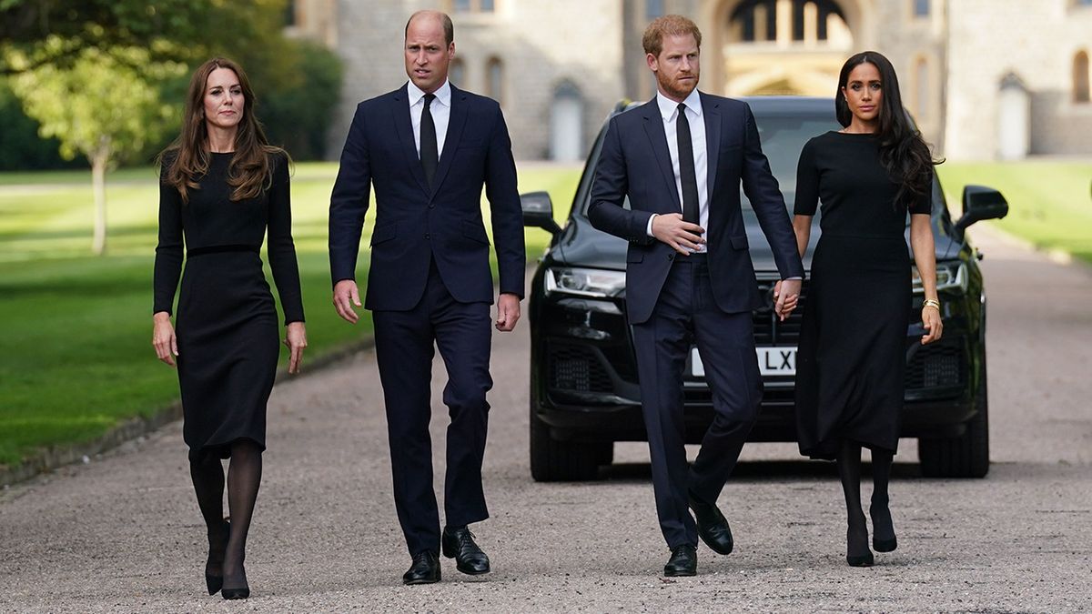 The Royal Family at funeral event for Queen Elizabeth II