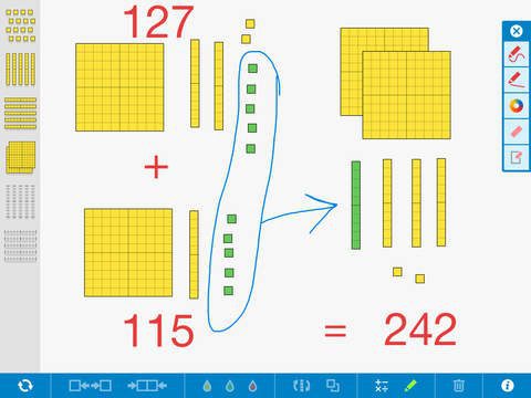 Class Tech Tips: Virtual Base 10 Blocks: Endless Manipulatives and Annotation!