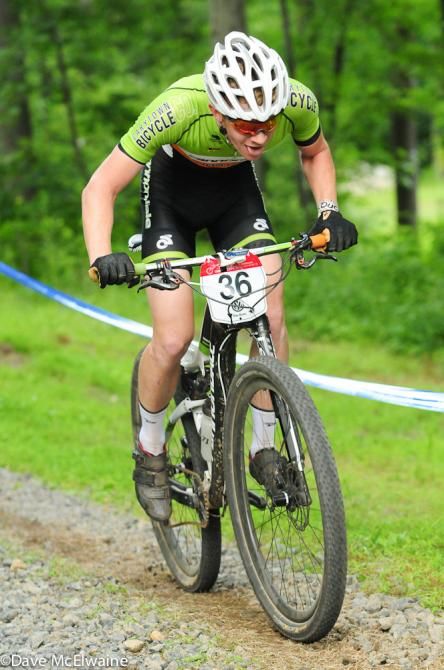 Luke Vrouwenvelder was having a fantastic race