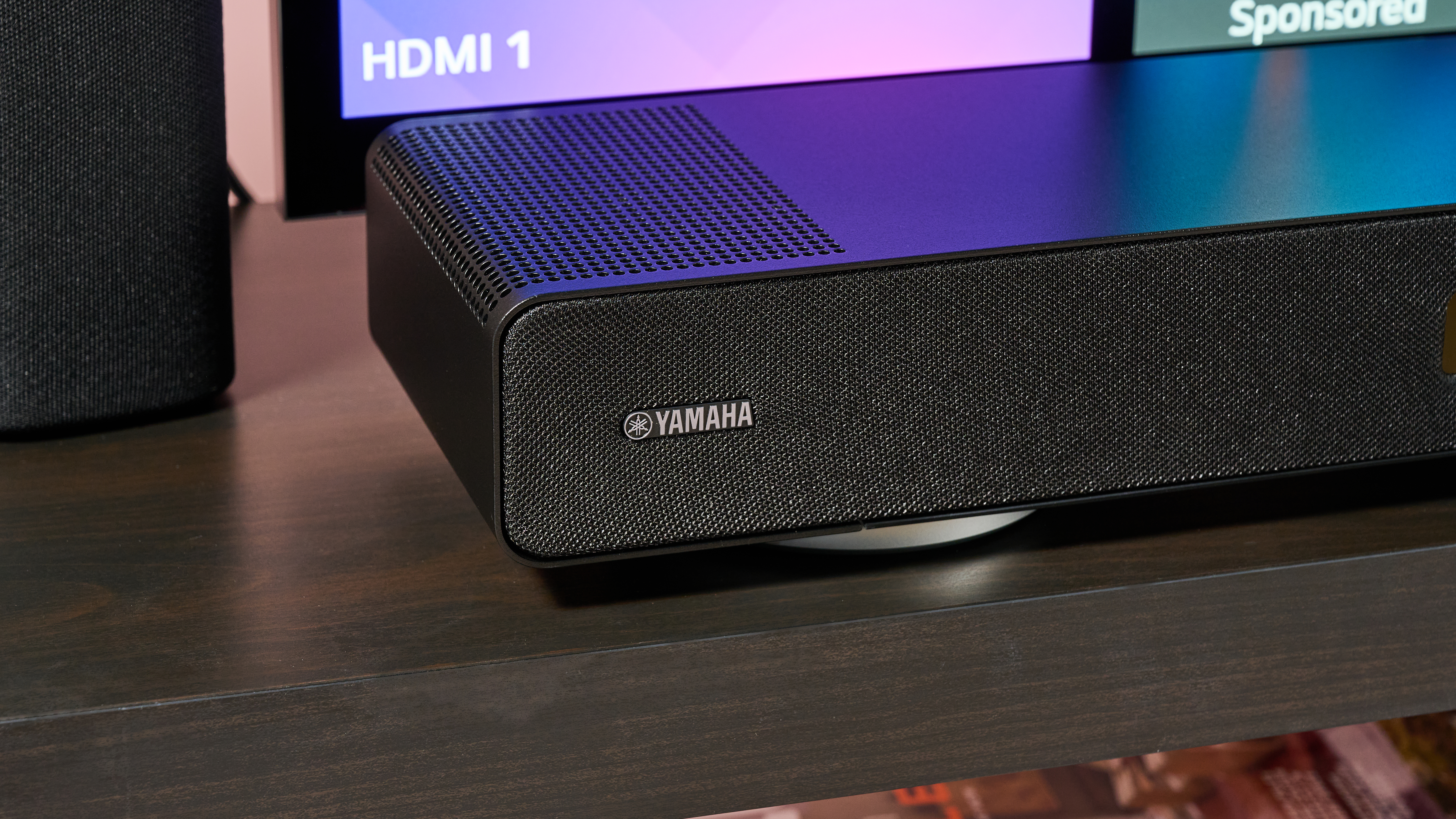 Yamaha True X Surround 90A front left side of soundbar