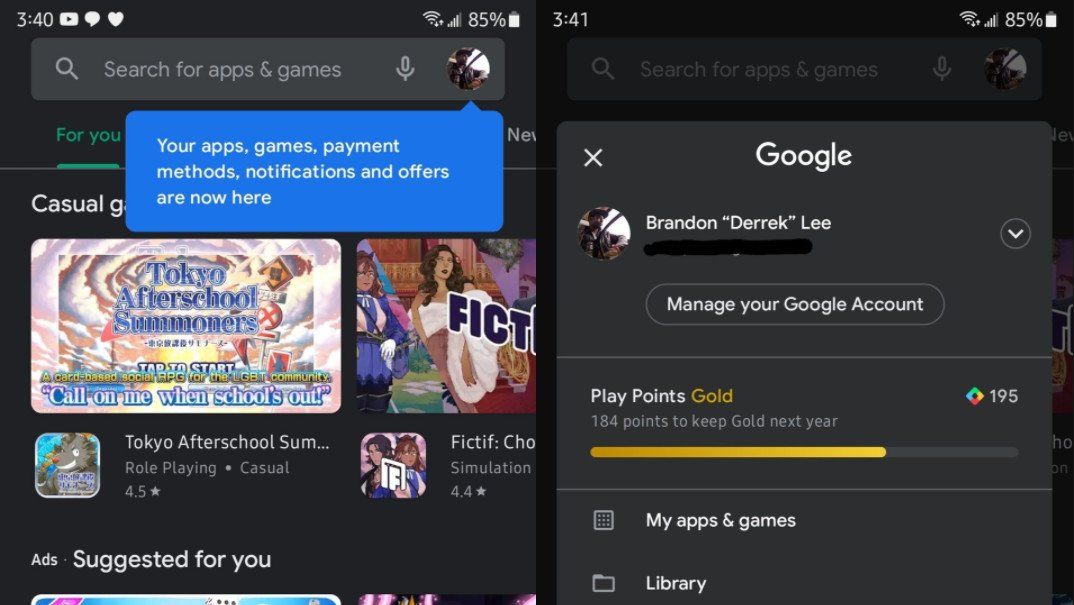 Google Play Store 2021 Ui Redesign