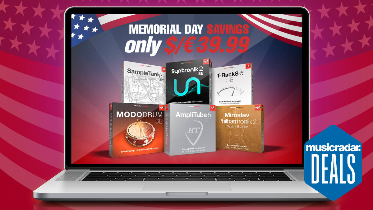 IK Multimedia offer up their popular SE titles for only ⁠$/€39.99 this Memorial Day - with AmpliTube, Modo Drums and SampleTank included 