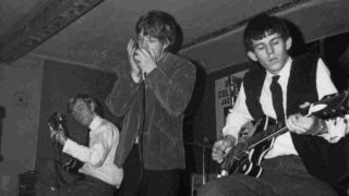 Rolling Stones performing onstage in 1963