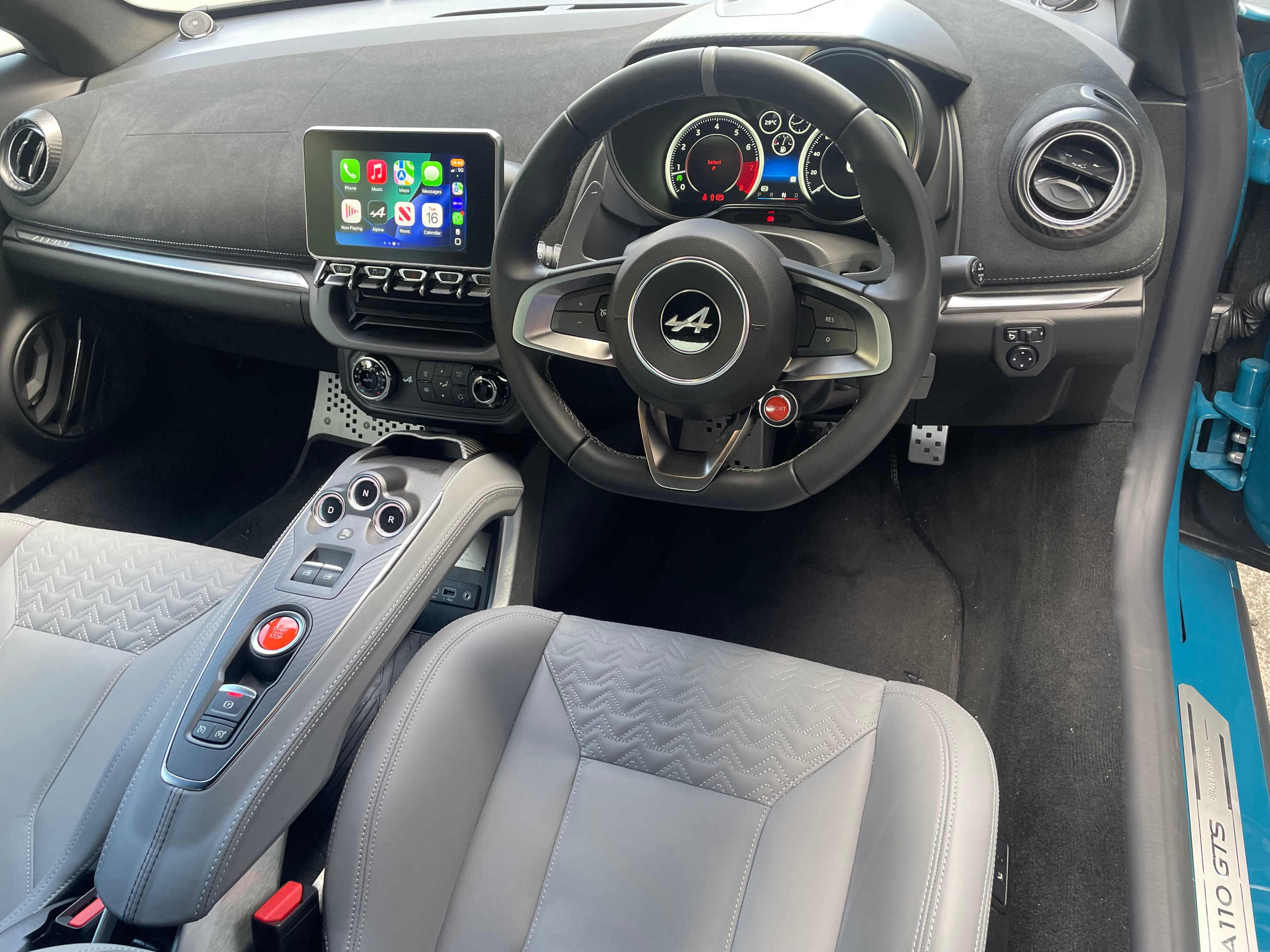 Alpine A110 interior