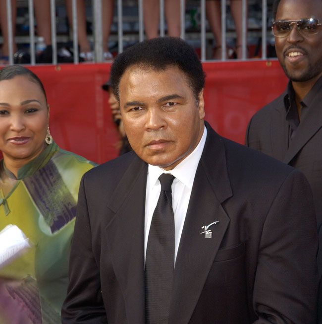 Muhammad Ali at the 10th Annual ESPY Sports Awards in 2002.