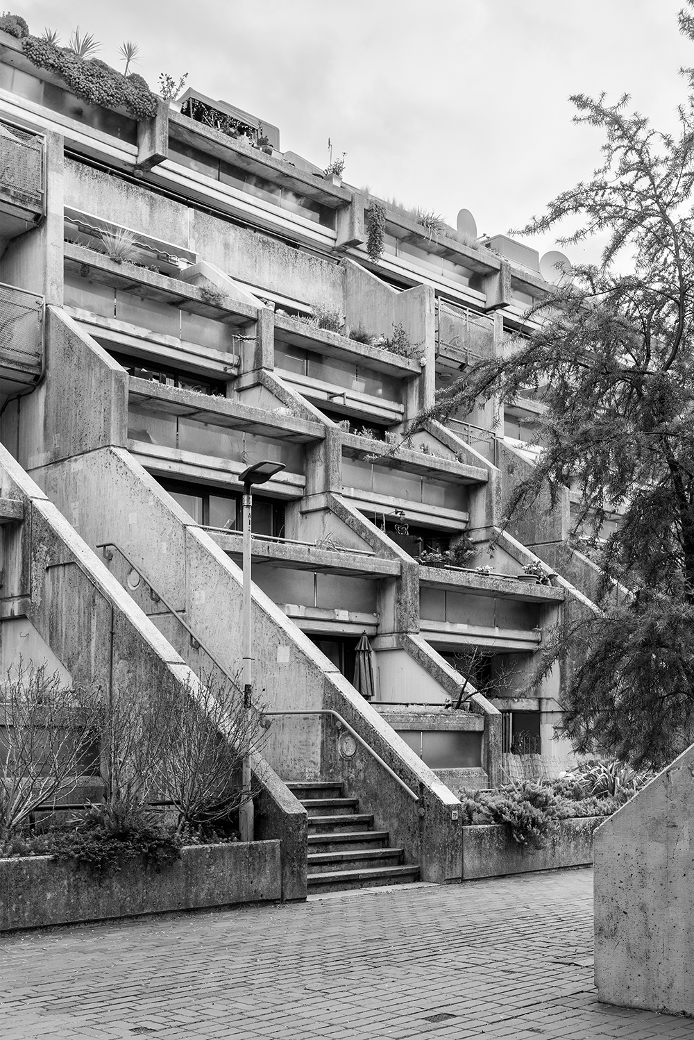 Alexandra Road Housing by Neave Brown, 1978, from Brutalist London