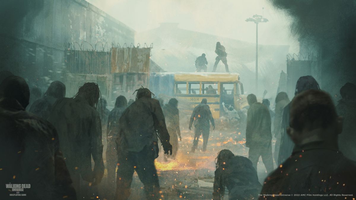 The Walking Dead Universe Roleplaying Game promo art images