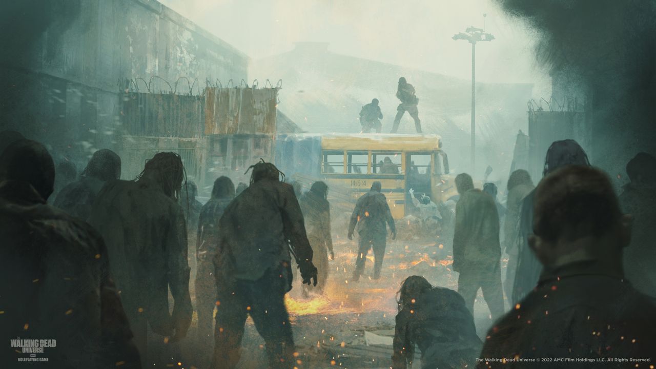 The Walking Dead Universe Roleplaying Game promo art images