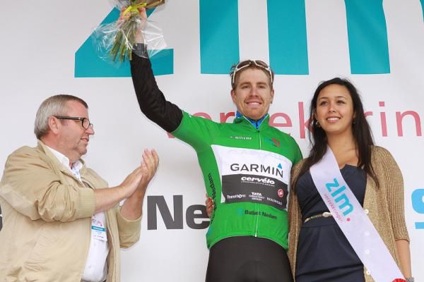 Points classification leader Tyler Farrar (Garmin-Cervelo)