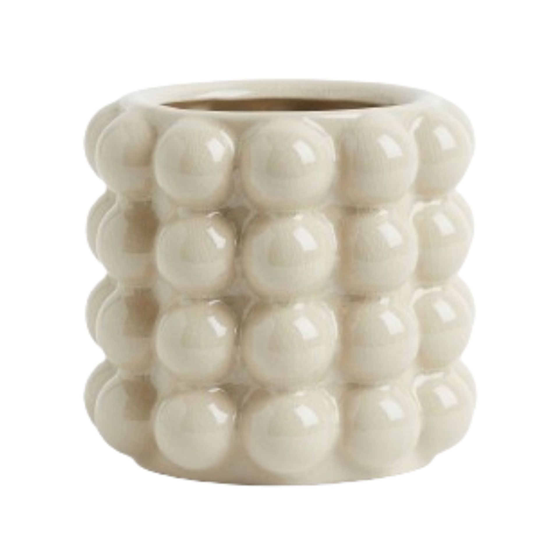 Small bubbled plant pot