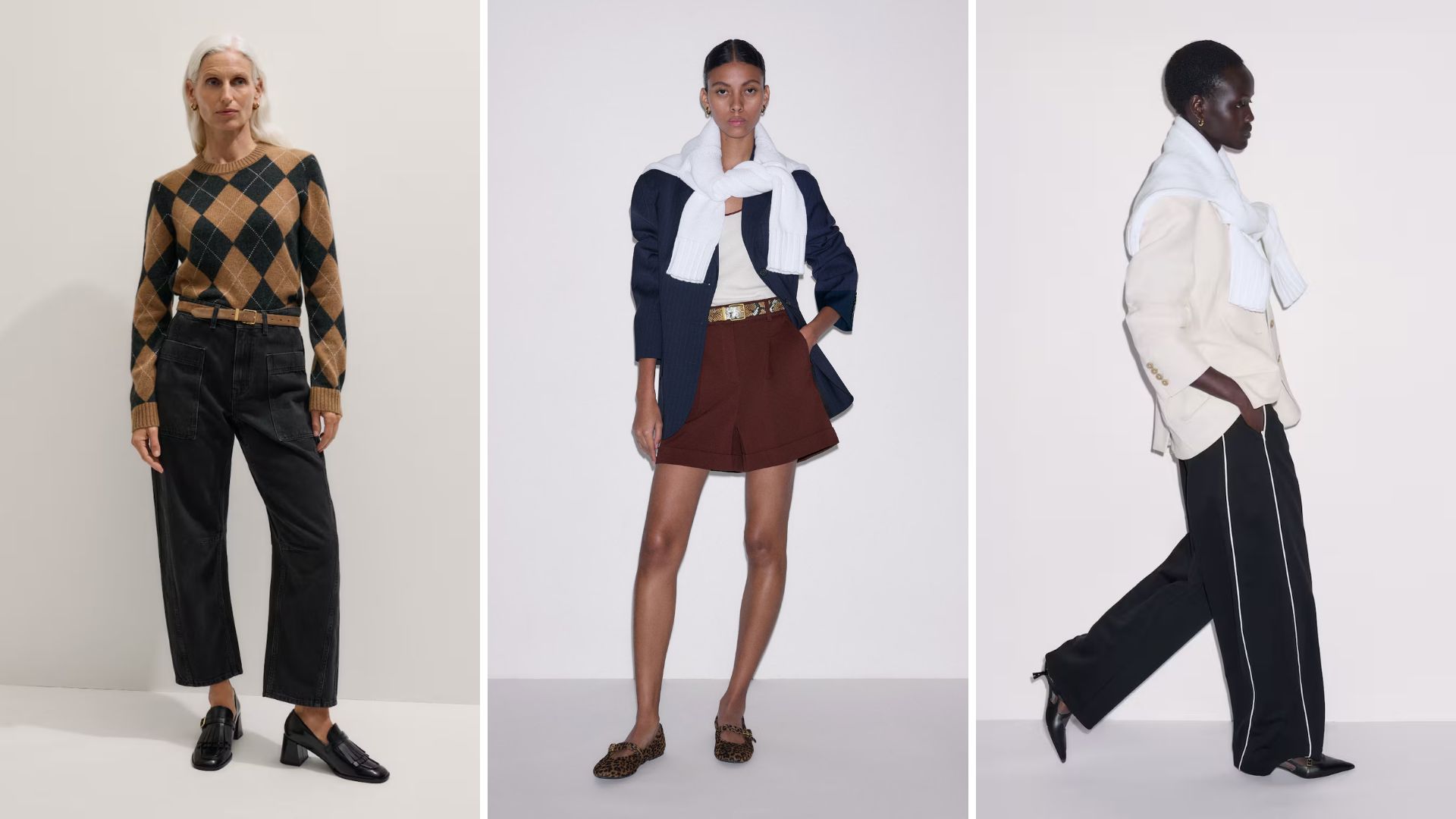 Three models wearing ME+EM sale